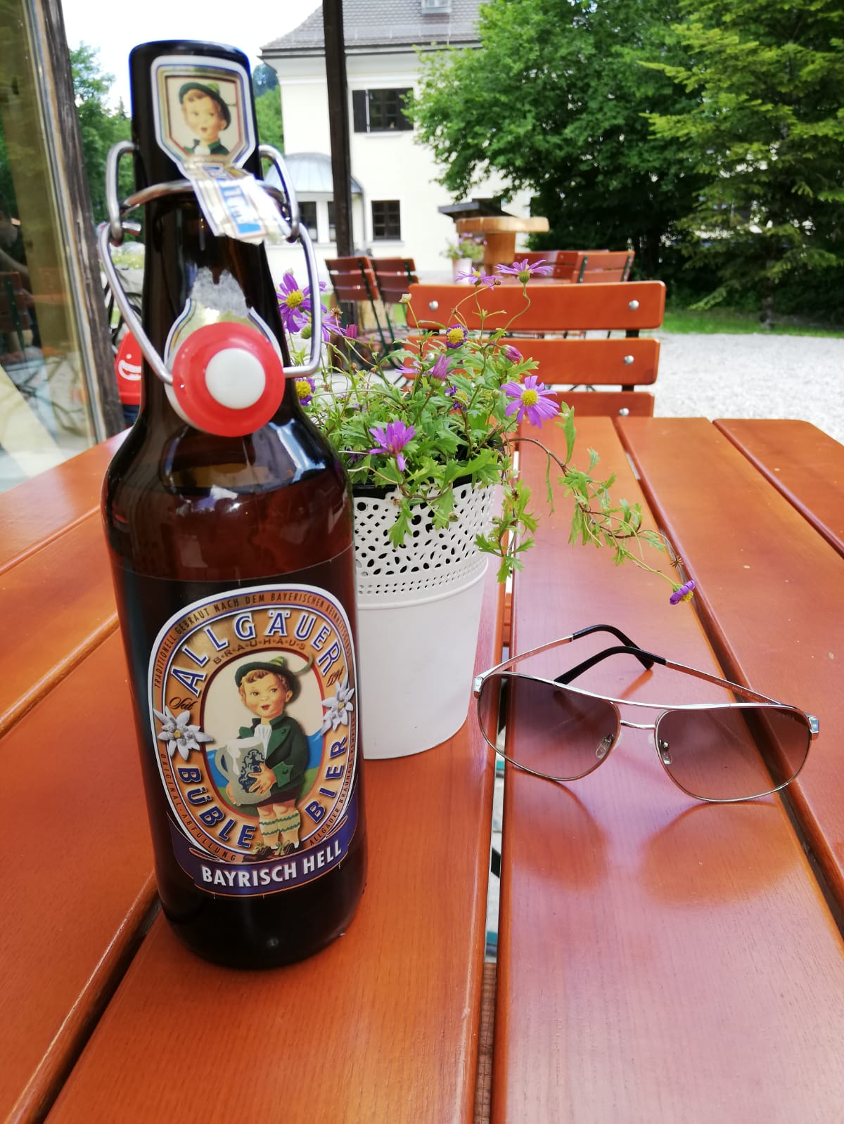 Flasche mit Allgäuer Büble
